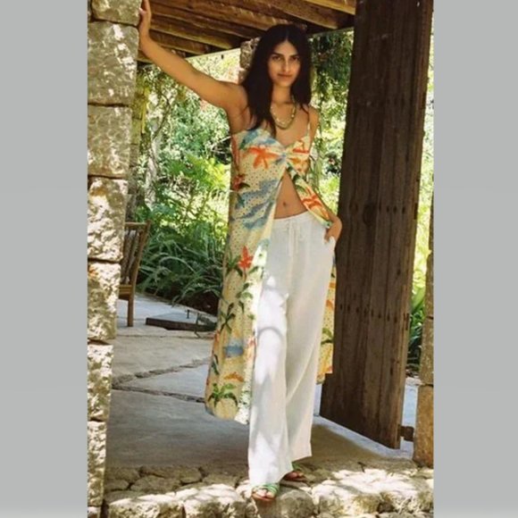 Farm Rio Copacabana Tropical Eyelet Cover Up NWT - Picture 6 of 16